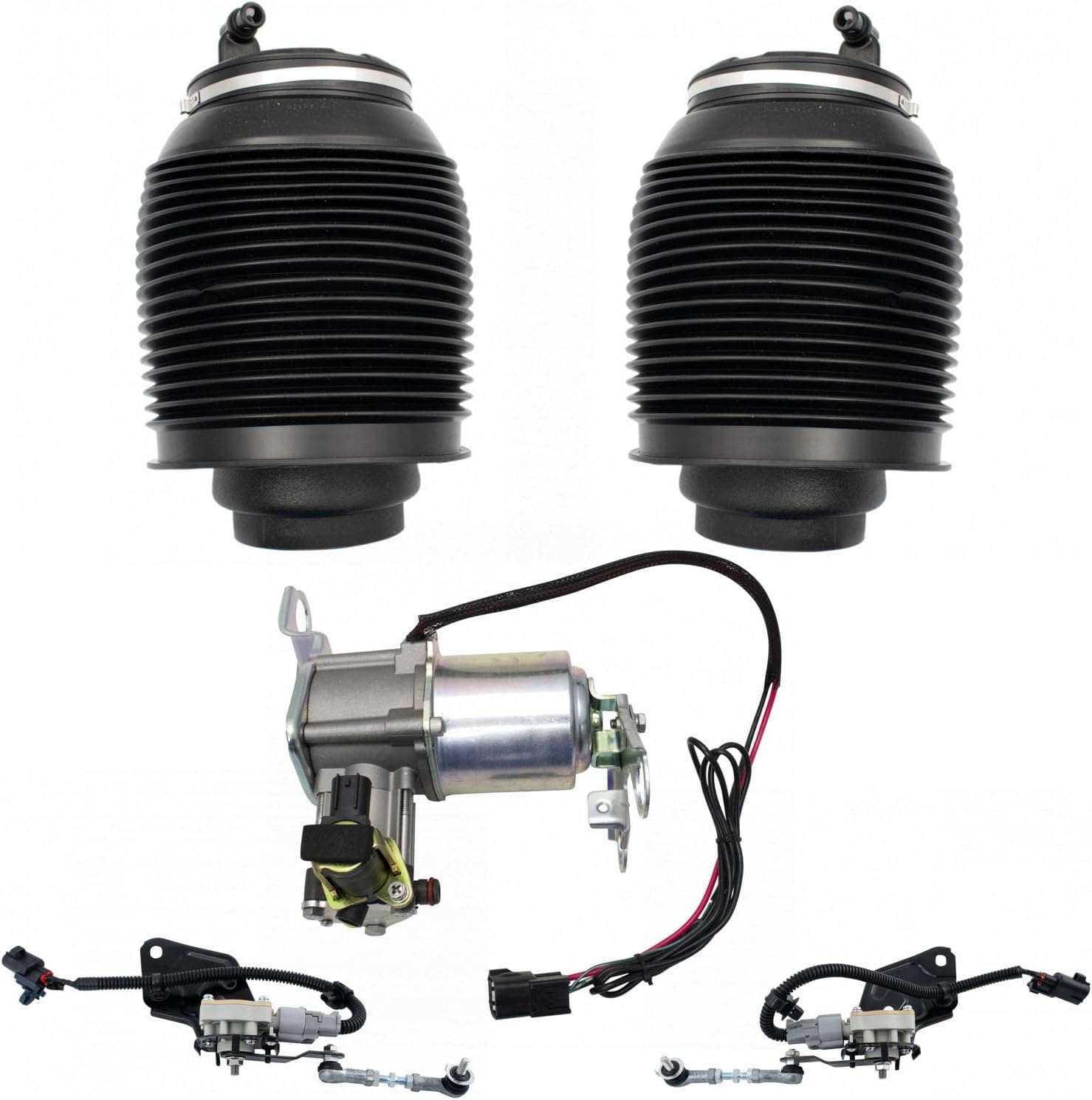 Amazon TRQ リアエアサスペンションスプリングバッグコンプレッサーセンサーキット 5個入り 4Runner GX470に対応