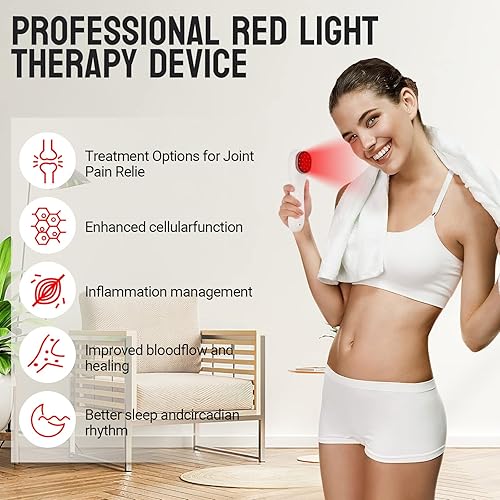 Miniatura 4 de Holsn - Terapia de luz roja, dispositivo de terapia de luz roja infrarroja para el cuerpo se dirige directamente a las articulaciones y los músculos