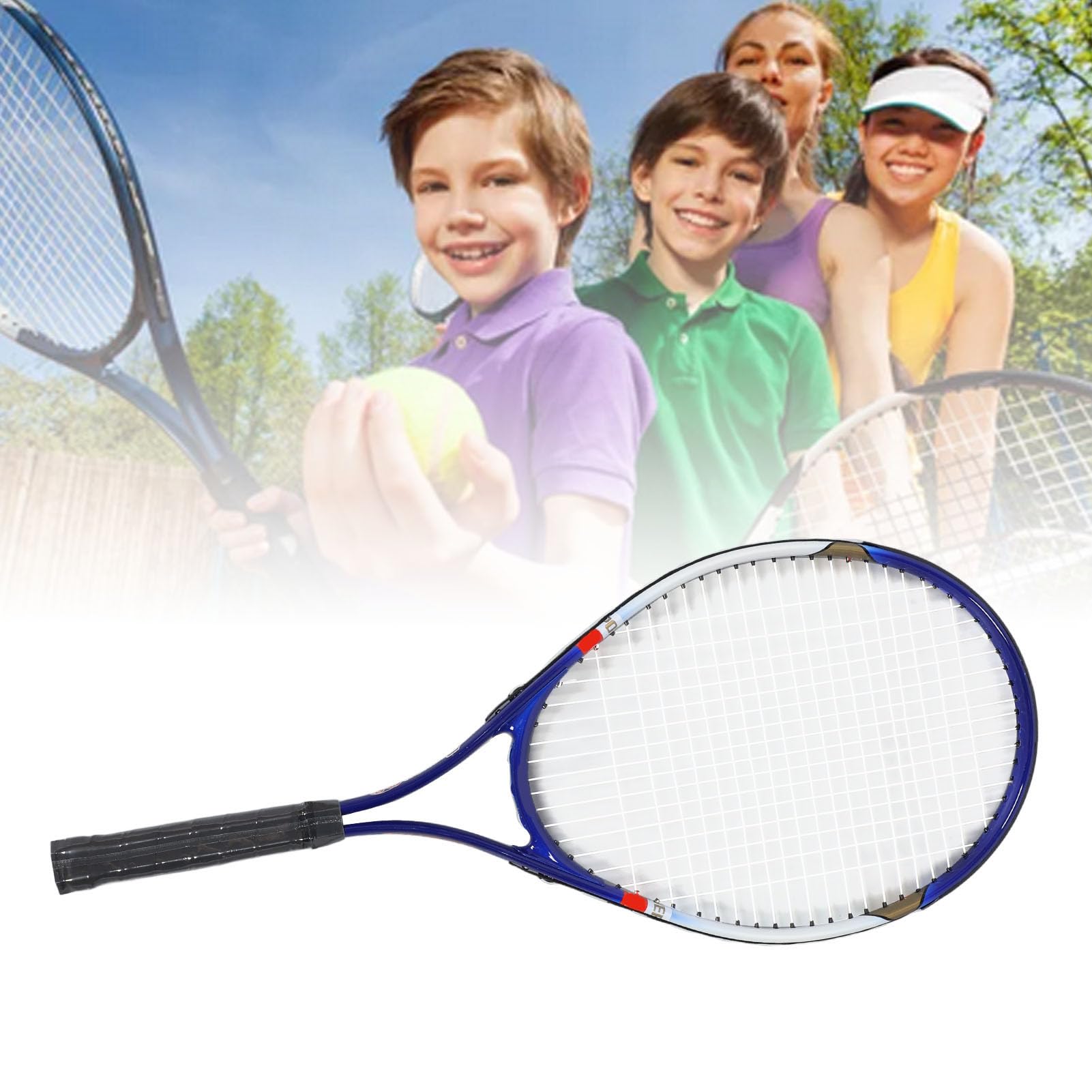 Racchetta da Tennis da 27 Pollici in Lega di Alluminio per Adulti e