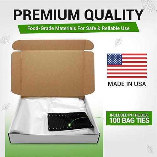 Miniatura 2 de Bolsas de horno de pavo para asar, paquete de 100 bolsas de cocina resistentes, aptas para horno (19 x 24.5 pulgadas), sin BPA, resistentes al