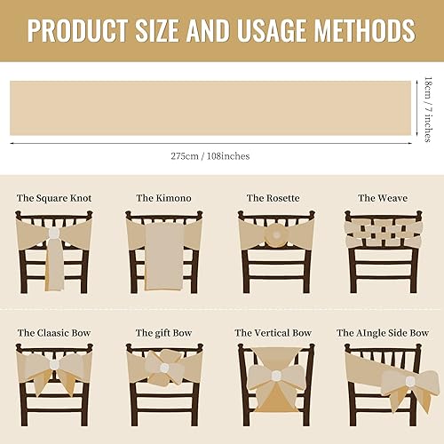 Vista 141 de 72 fundas universales para sillas de satén rojo, con lazos para silla, reutilizables, suministros para Navidad, bodas, recepciones, eventos