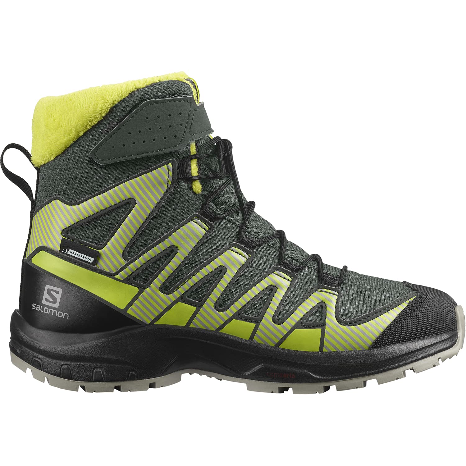 SALOMON XA Pro V8 Winter Climasalomon Waterproof, Zapatos de Trail Running Unisex niƱos