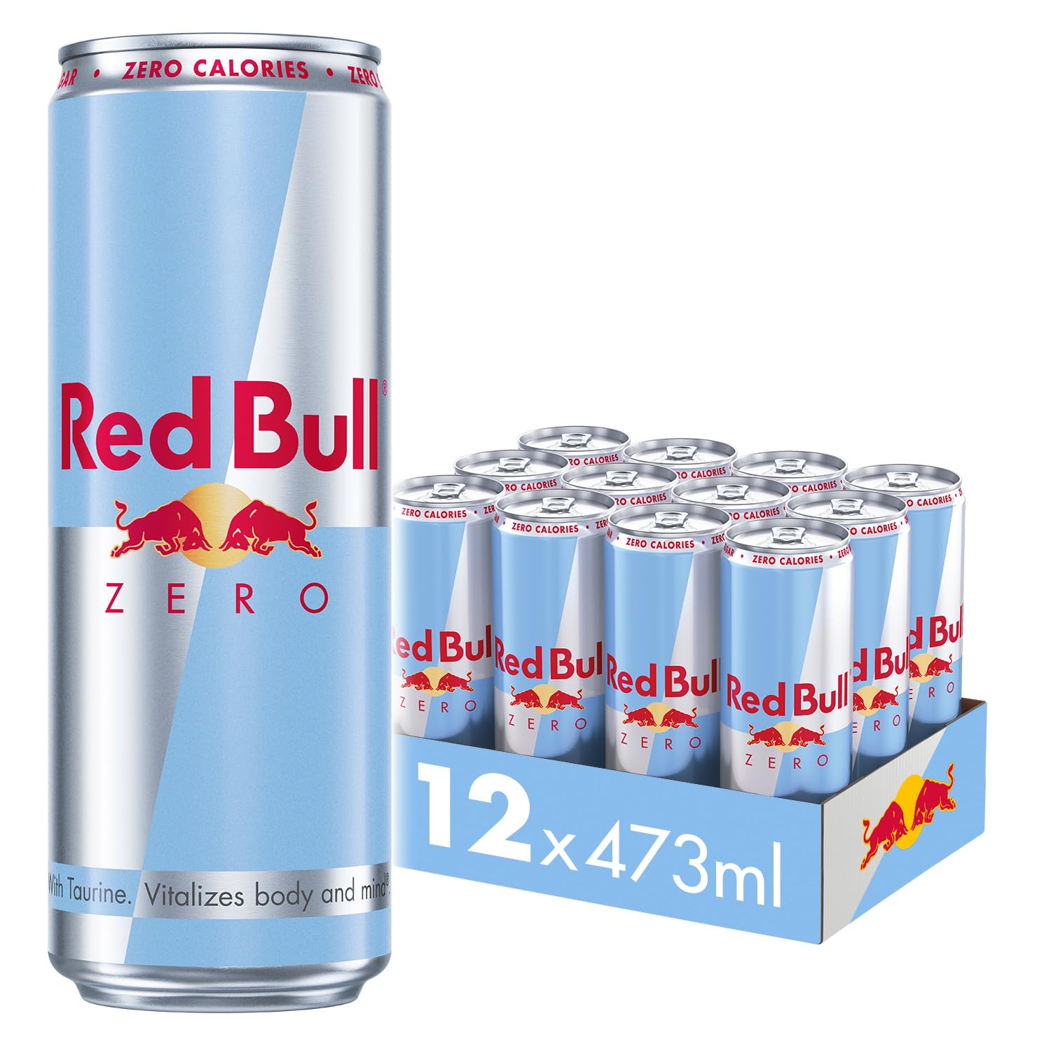 Red BullZero Energy Drink 473ml 12 Pack
