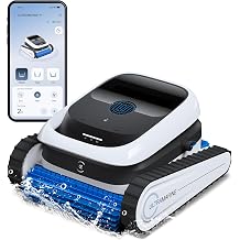 ECOVACS Ultramarine P1 Cordless Robotic Pool Vacuum for Inground &amp; Above Ground Pools, 180 Min Runtime, Smart Navigation, App Control Pool Vacuum for Floor, Wall &amp; Slope, Cleaning Up to 1937 sq ft