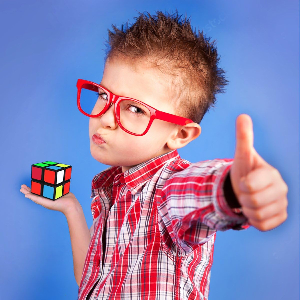Original Smooth Puzzle Cube - A Challenging 2x2x2 Speed Cubing Toy, That Keeps Your Brain Sharp with Excitement and Fun from aGreatLife's Cube 2x2 | with a Classic Packaging Design for Kids and Teens