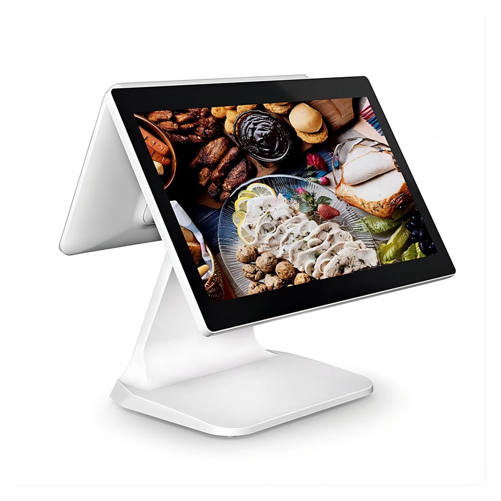 Cash Register, 15.6 Inch Touch Screen All-in-one POS System Pos Cash Register Dual Offline Systems(15 J1900 4G 64G)