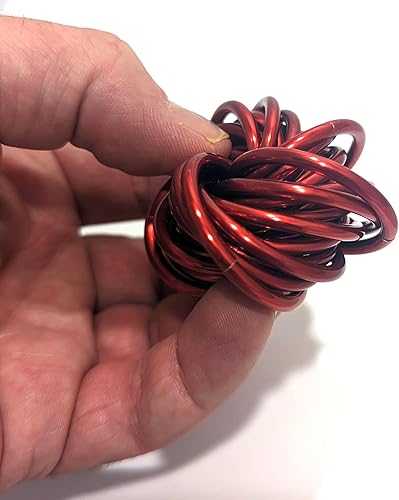 Miniatura 119 de Möbii Fidget Ball (Solid Color): Quiet Mobius ADHD Anxiety Stim Stress Relief Toy Tool for Home Travel Office or Desk (XL(Daydream), Full, Dark Iris)