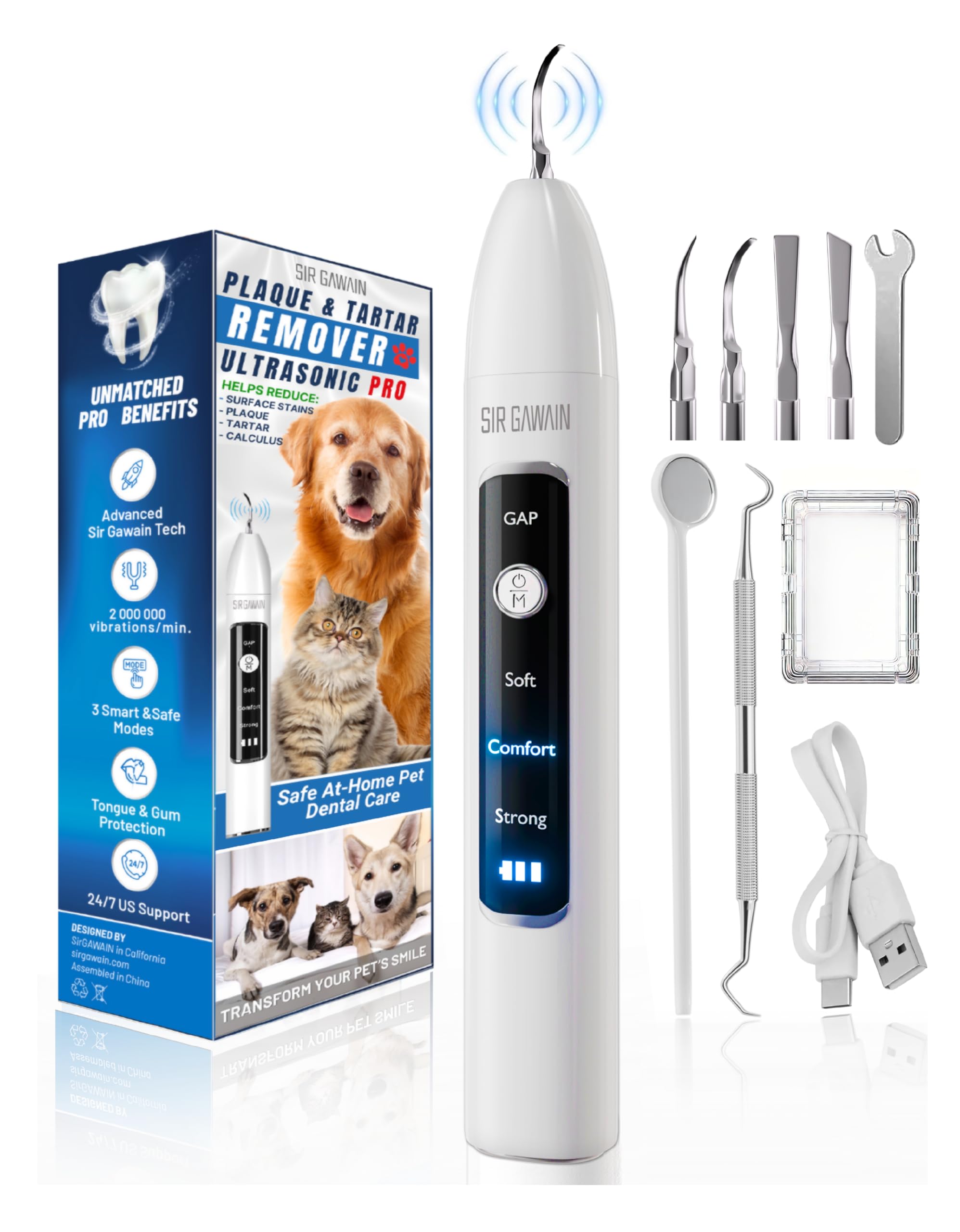 SIRGAWAIN Pet Dental Cleaner