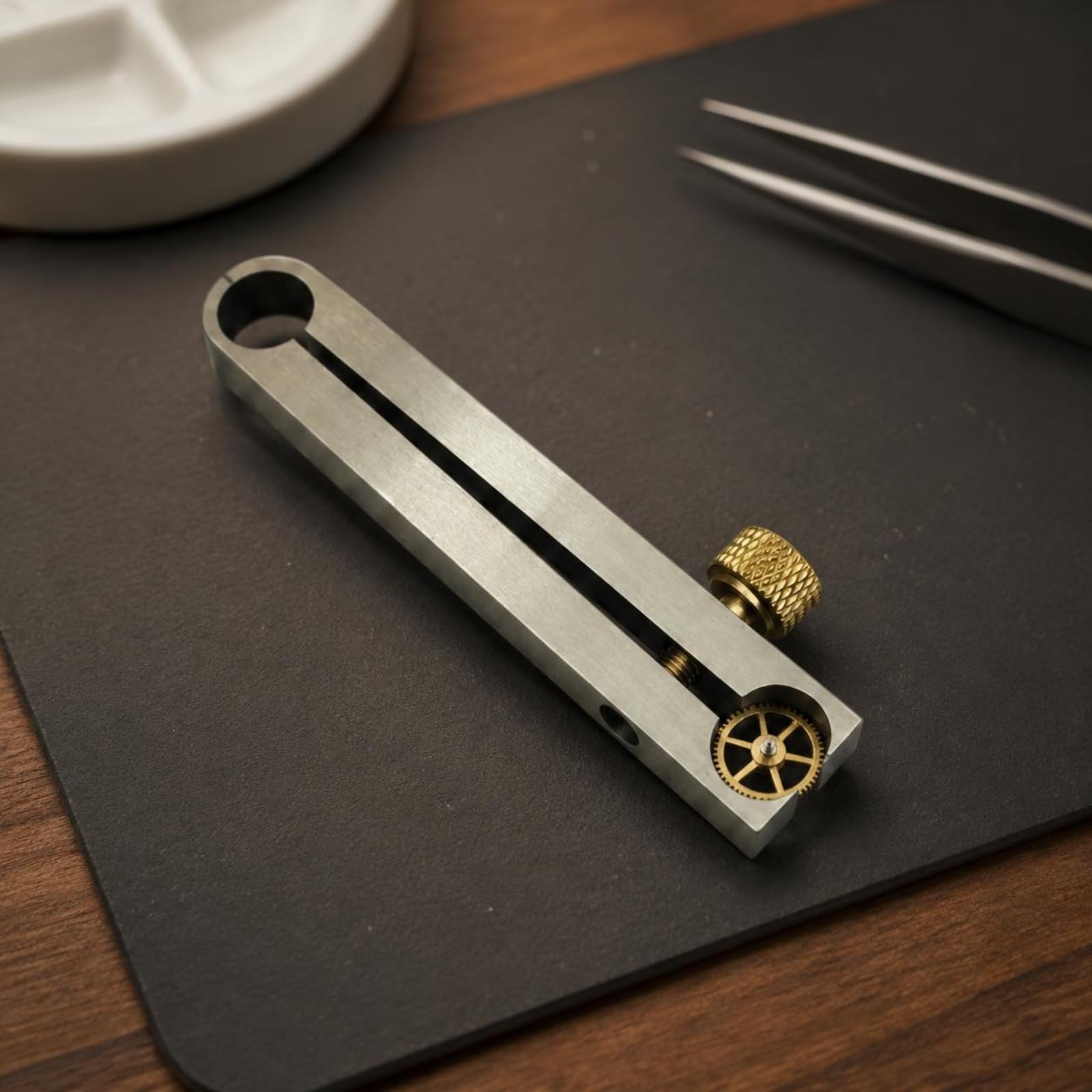 Pinza Ruota Centrale Orologio Precisione Attrezzo Blocca Ruota Centrale Portatile per Laboratorio, Officina