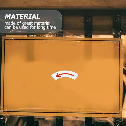 Miniatura 2 de Angoily Sticker Indicator Decal Directional Sign Adhesive Floor Decal Marking Arrows Safe Road Instructions Sticker