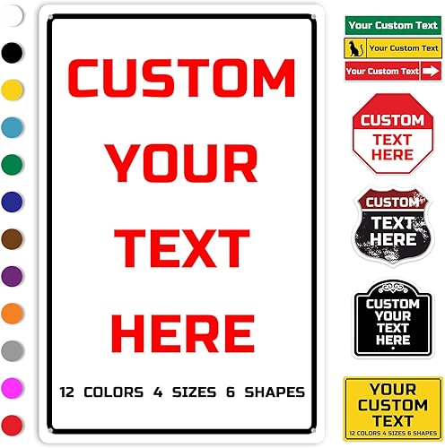 Miniatura 10 de Letreros de calle personalizados, letreros de camino personalizados con opción reflectante de metal, con dirección de texto para decoración de pared