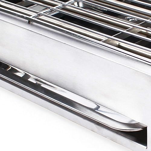 Miniatura 5 de Planchas eléctricas, parrilla de acero inoxidable, sin humo, sartén para horno sin humo, multifuncional, calefacción de mesa para fiestas, hogar,