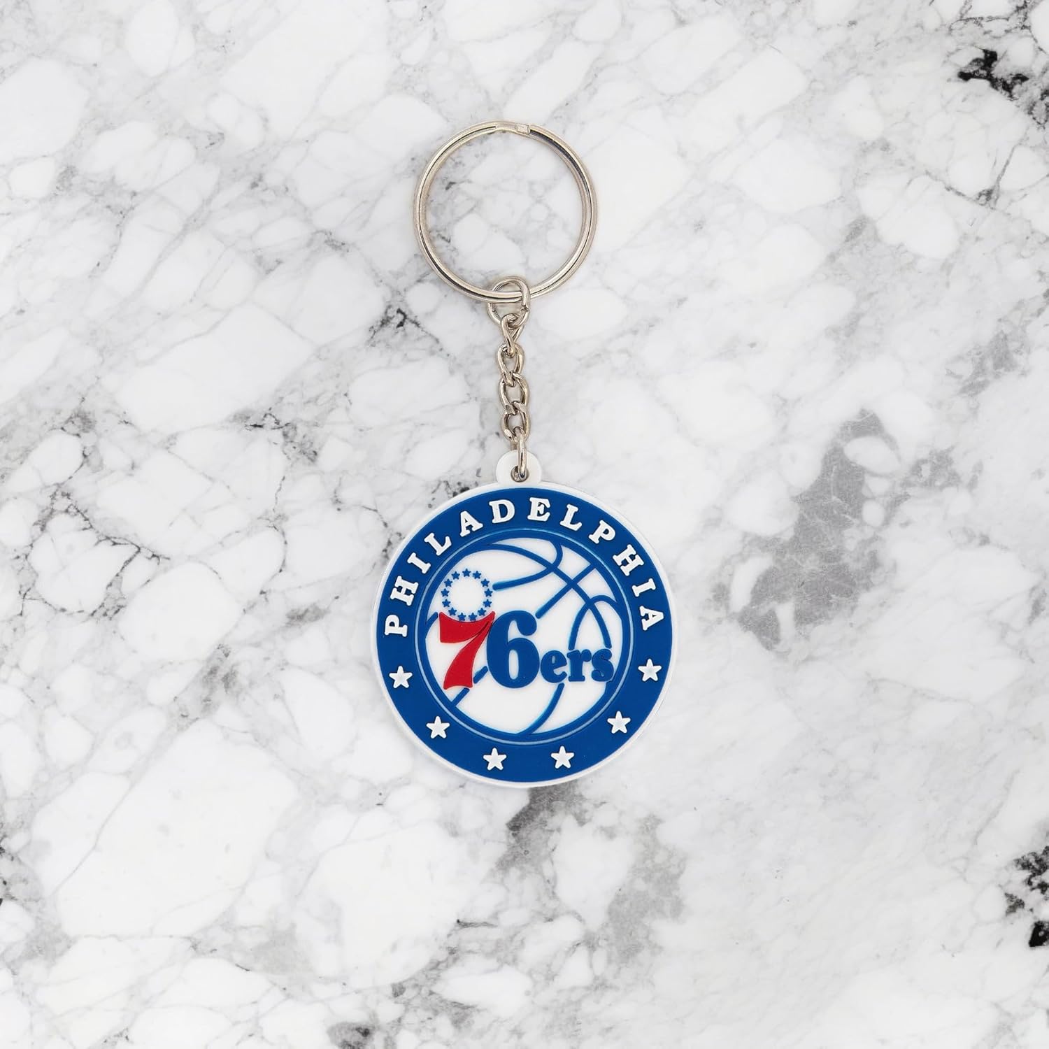 Desert Cactus NBA Keychain – Official National Basketball League Keys Holder for Car, Backpack – Eastern Conference Gift(PVC)