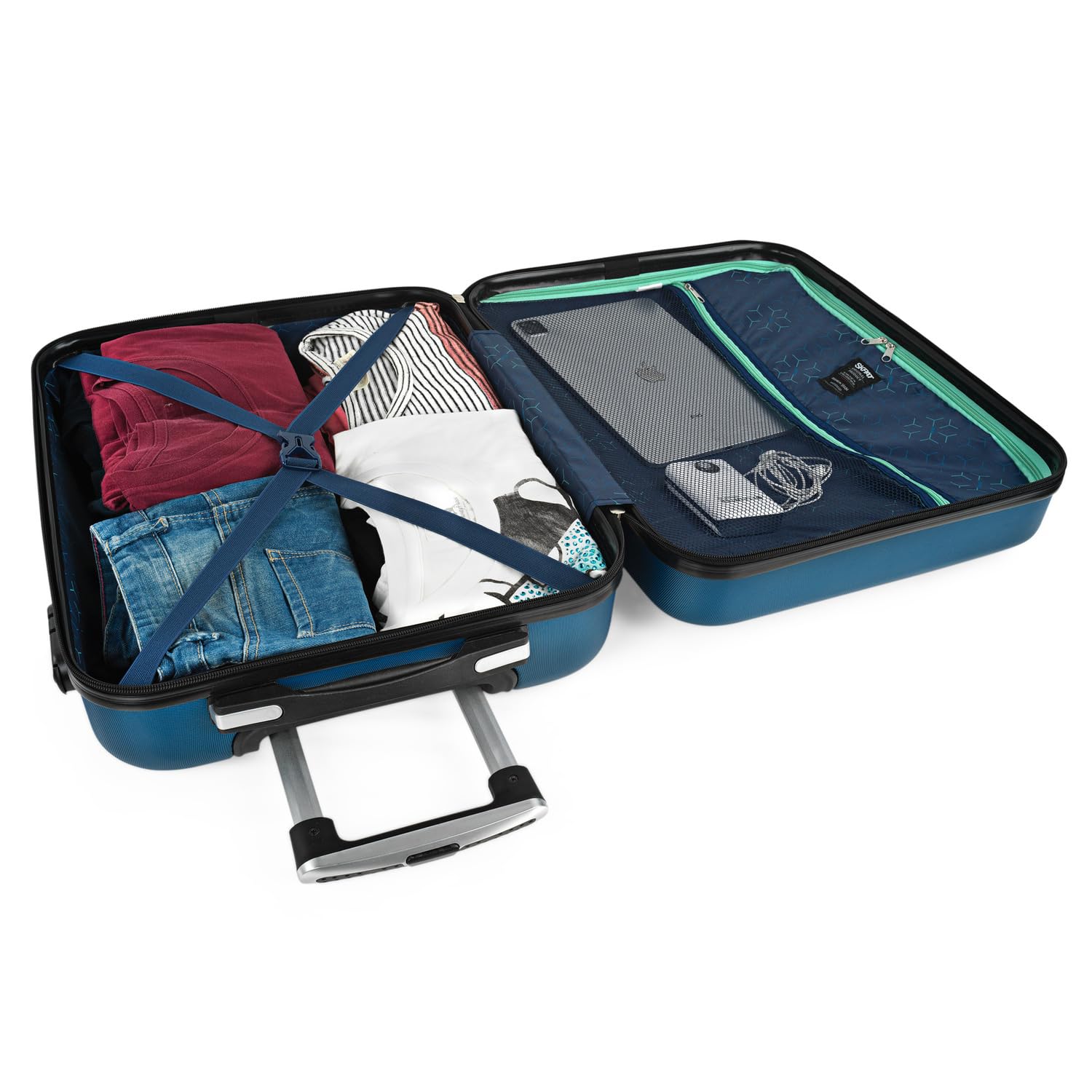 Maleta de cabina 55x40x20 - Maletas De Viaje Cabina Rígidas Trolley Con 4 R