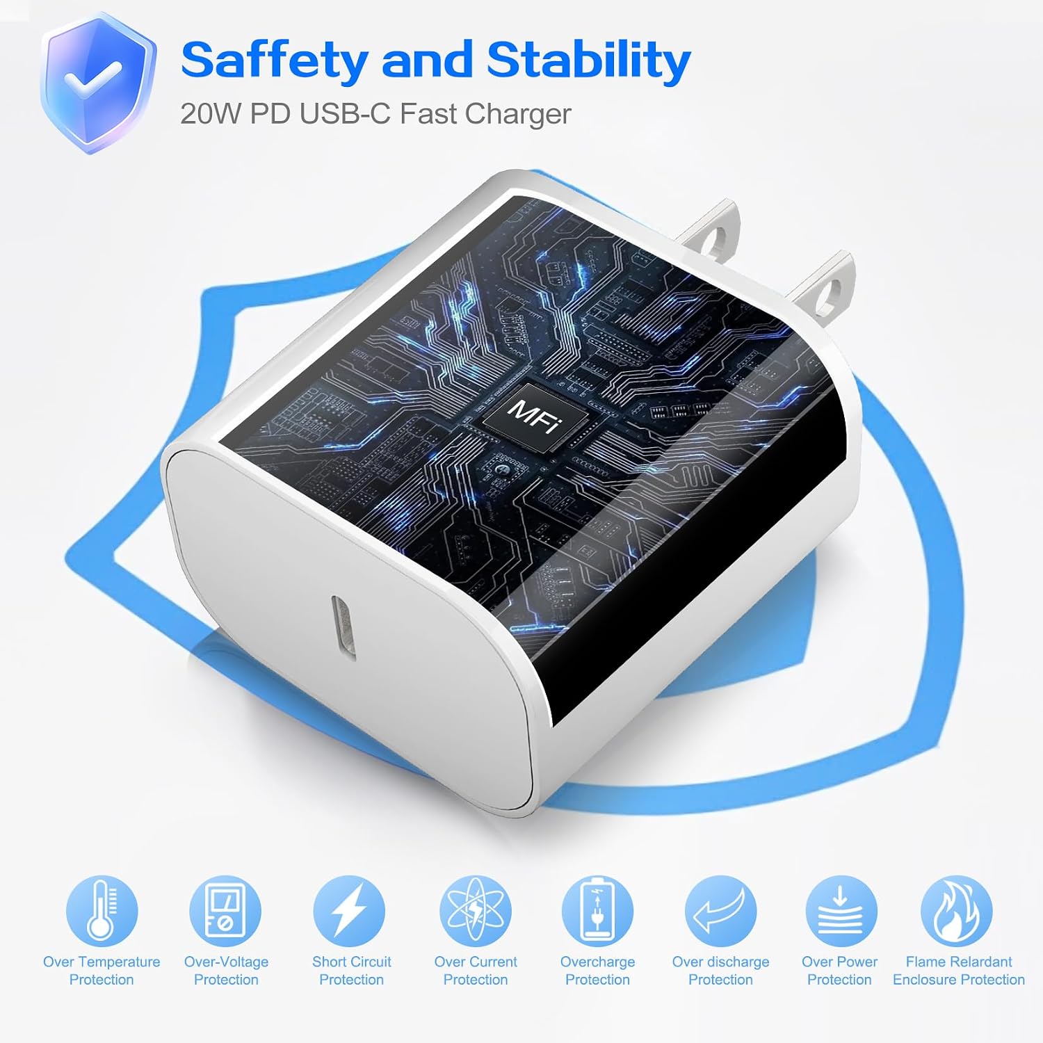 iPhone 17 16 Pro Charger Fast Charging 20W USB C Phone Charger Block,2Pack Quick iPhone Chargers 6FT Type C Fast Charging Cord for iPhone 17/17 Pro/17 Pro Max/17 Air/16/16 ProMax/16e/15 ProMax/15 Plus 5 71F+ayqCSDL. SL1500