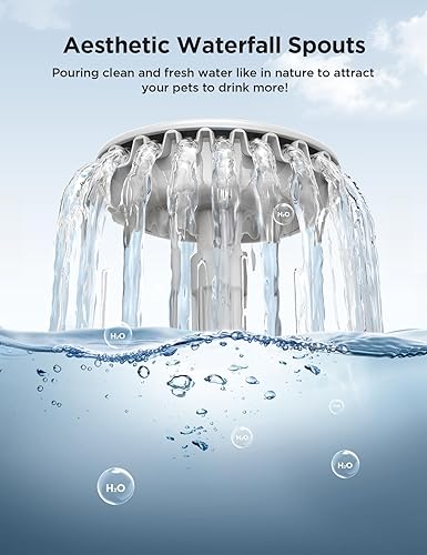 Miniatura 4 de FEELNEEDY - Fuente de agua para perros grandes, dispensador de agua para perros grandes, fuente de agua para mascotas, dispensador de agua para