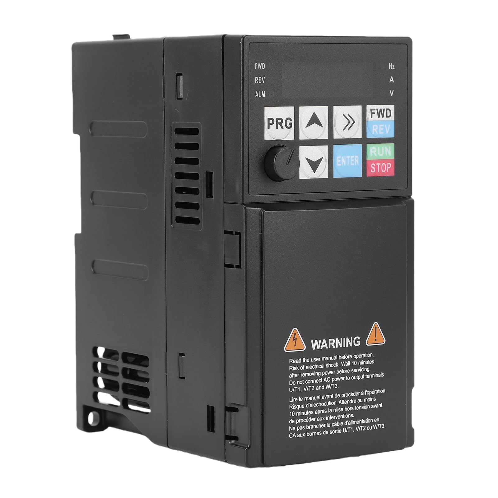 Bewinner Azionamento A Frequenza Variabile da 1,5 KW 380 V, Inverter Vettoriale Trifase, Uscita 0-500 Hz, Ingresso 5,0 A, Uscita 3,8 A, 50/60 Hz, con Protezioni Avanzate e Dissipazione del Calore