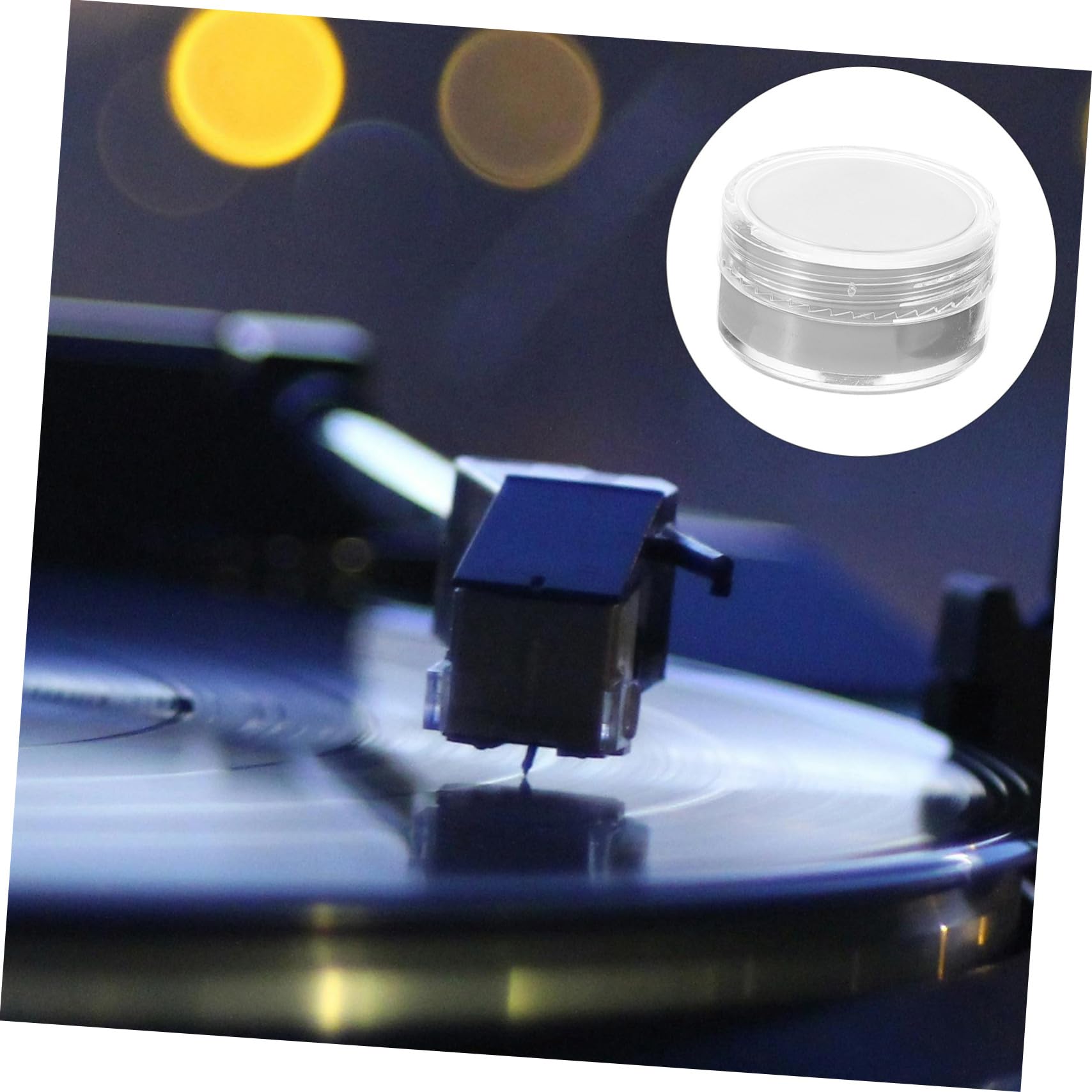 Toyvian 5pezzi Cleaner Per Puntina Del Giradischi Gel Pulente Antistatico Per Aghi Rimuove Polvere e Detriti Per Suono Ottimale e Longevità Dei Dischi Accessorio Audio Compatibile Con