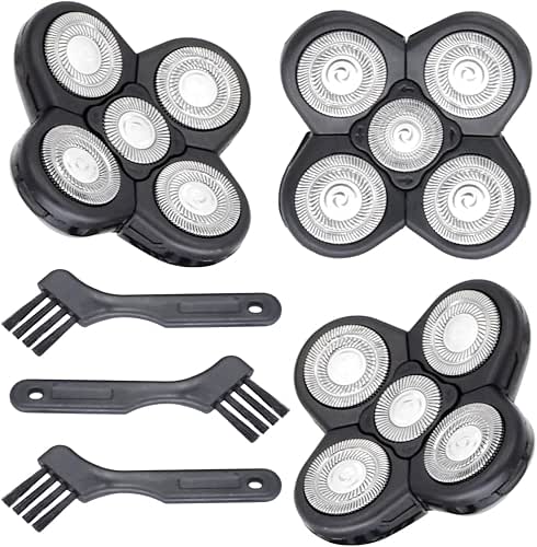 3 Pack Blades Refills Compatible with Freebird Shaver, 5 Blade