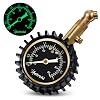 AstroAI Tyre Pressure Gauge, 60 PSI Portable Heavy Duty Mechanical for Car Truck Motorcycle Bicycle with Glow Dial