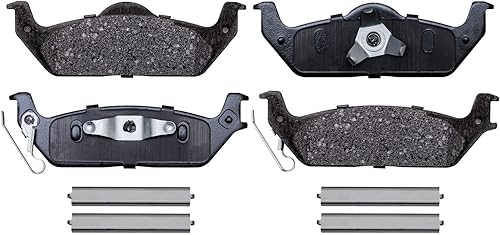 Miniatura 9 de Detroit Axle - Kit de freno trasero para Ford F-150 2004-2011, Lincoln Mark LT 2006-2008 Rotores de freno de disco perforados y ranurados Pastillas