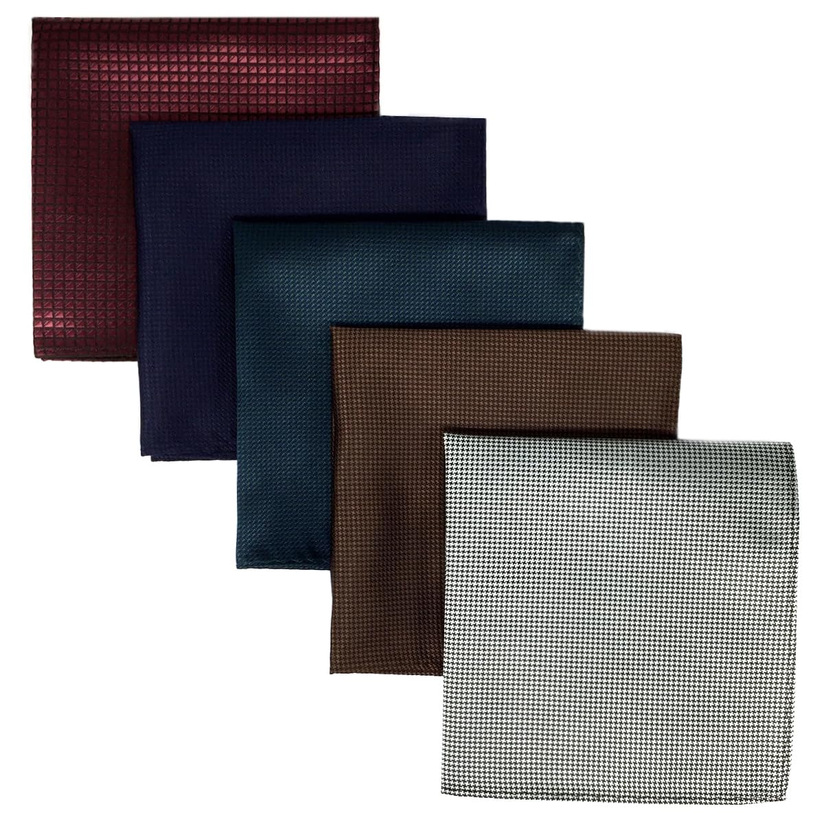 S&W SHLAX&WING 5 Pieces Pañuelo De Bolsillo Para Hombre Handkerchiefs Set para chaqueta de traje — view 37