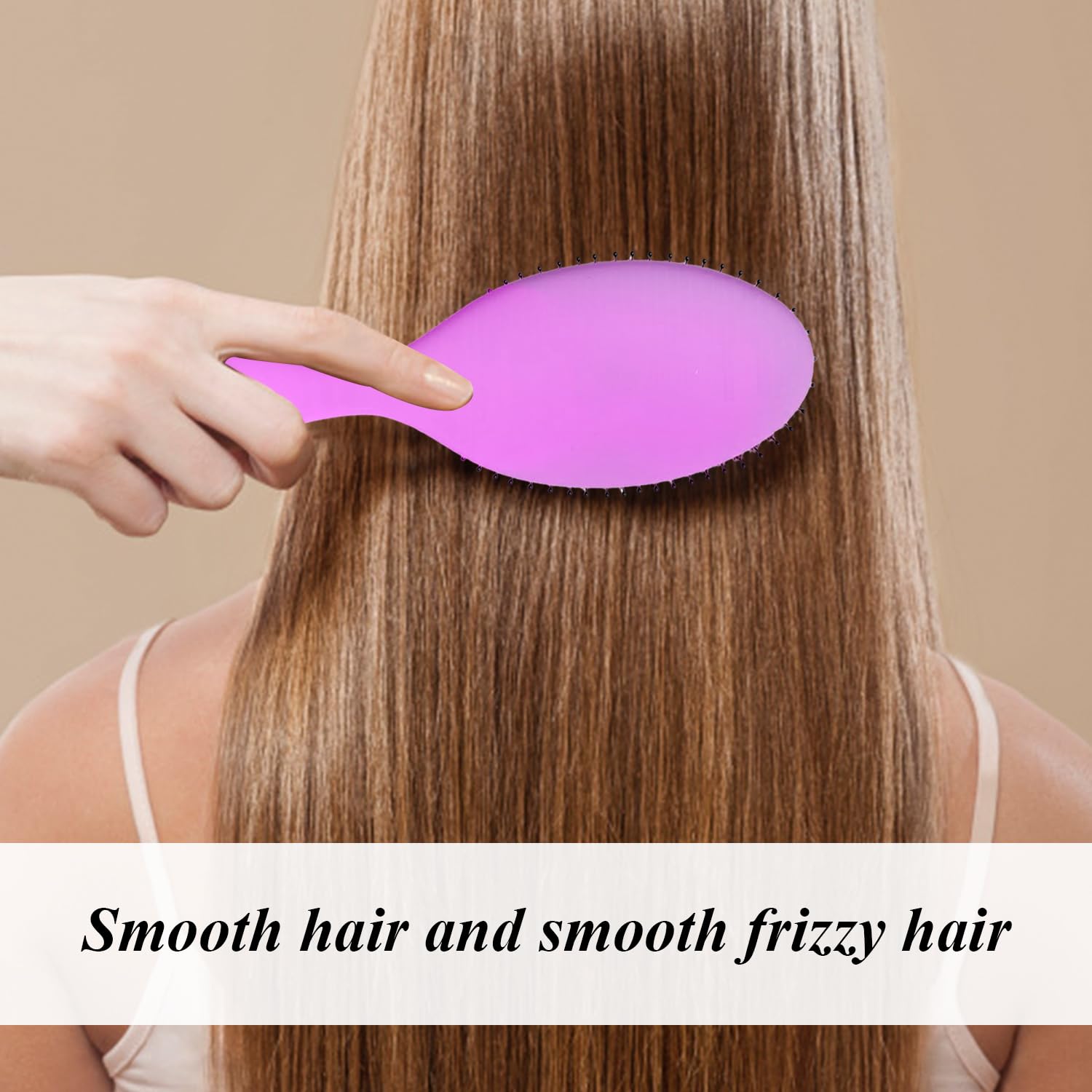 2 Pezzi Di Massaggio Per Capelli Pettine, Strumento Di Parrucchiere, Maniglia Di Comfort Ergonomica, Comodo Pennello Per La Pulizia Da Viaggio, Oggetti Di Scena Per Lo Stile Delle Donne.