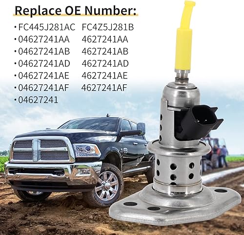 Miniatura 2 de Inyector de líquido de escape diésel 04627241AF compatible con Dodge Ram 6.7L 2013 2014 2015 2016 2017 2018 2019 2020, reemplaza 04627241,
