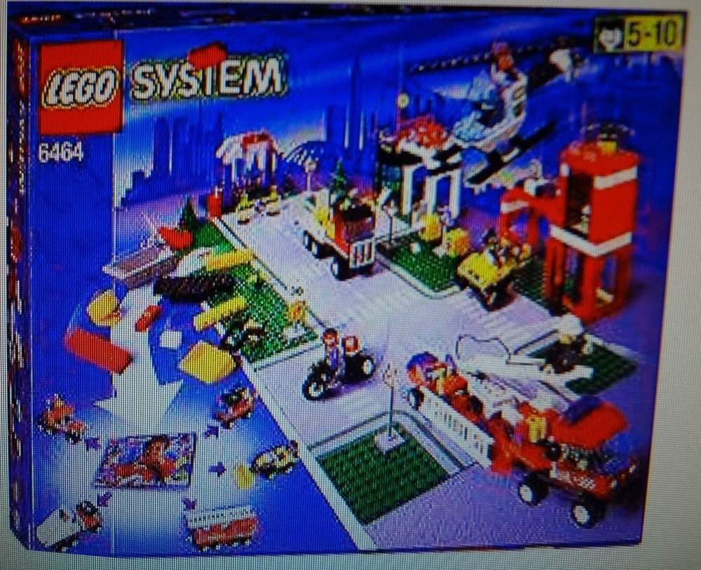 LEGO System 6464 City policja i straż pożarna