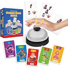 Fast Card Games Reaction & Intelligence Board Game Funny Thrilling Adults Table Games Wildly Entertaining & Easy to Learn for Outdoor, Travel, Camping, Party, Game Night - 2-6 Players
