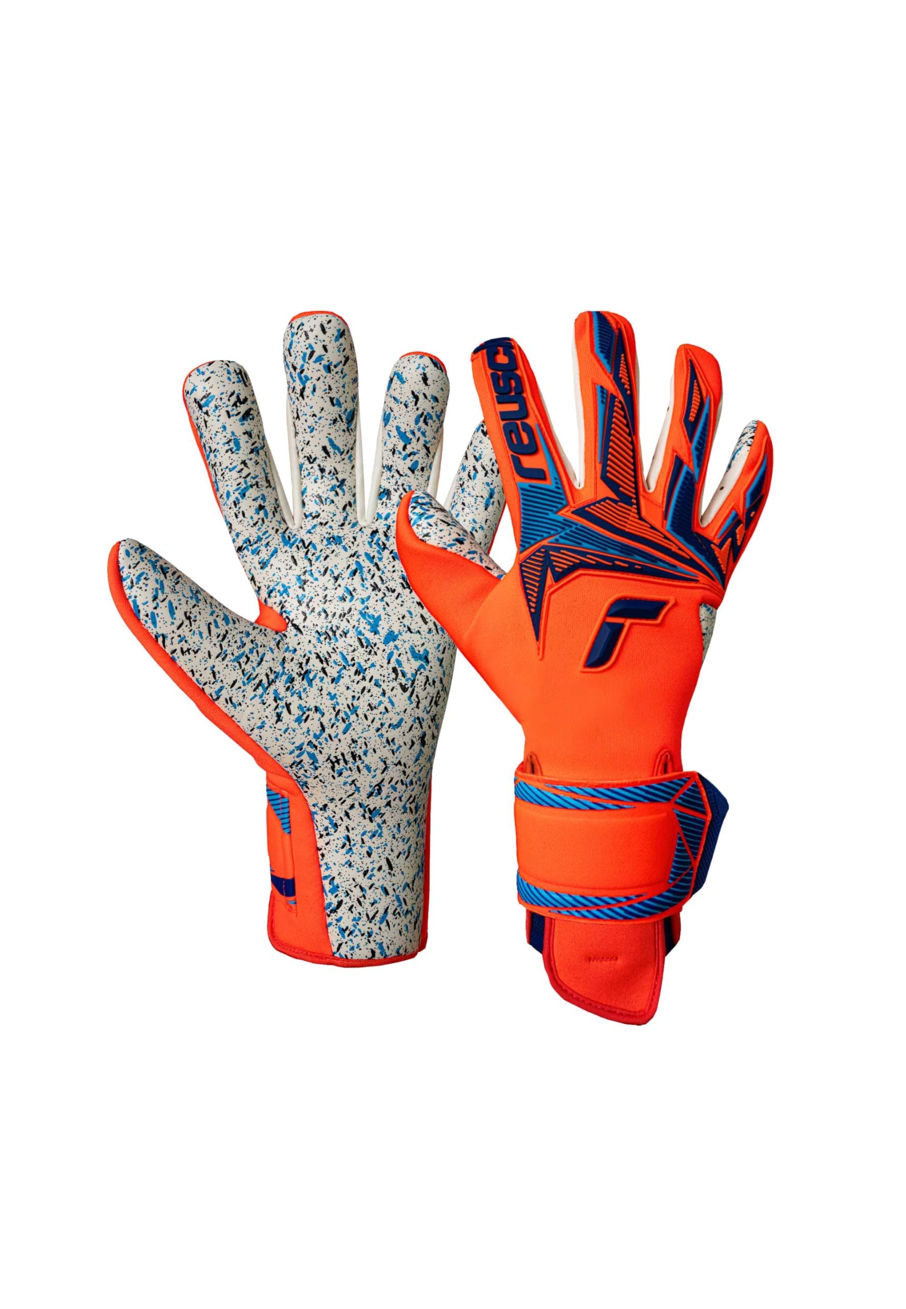 Reusch Attrakt Freegel Fusion Gk Gloves Orange/Blue/Light