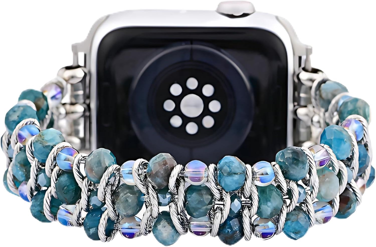 Cape Diablo Compatible With Apple Watch Band for Women - Handmade Braided Strap - 49mm 46mm 45mm 44mm 42mm 41mm 40mm 38mm Apple Faces