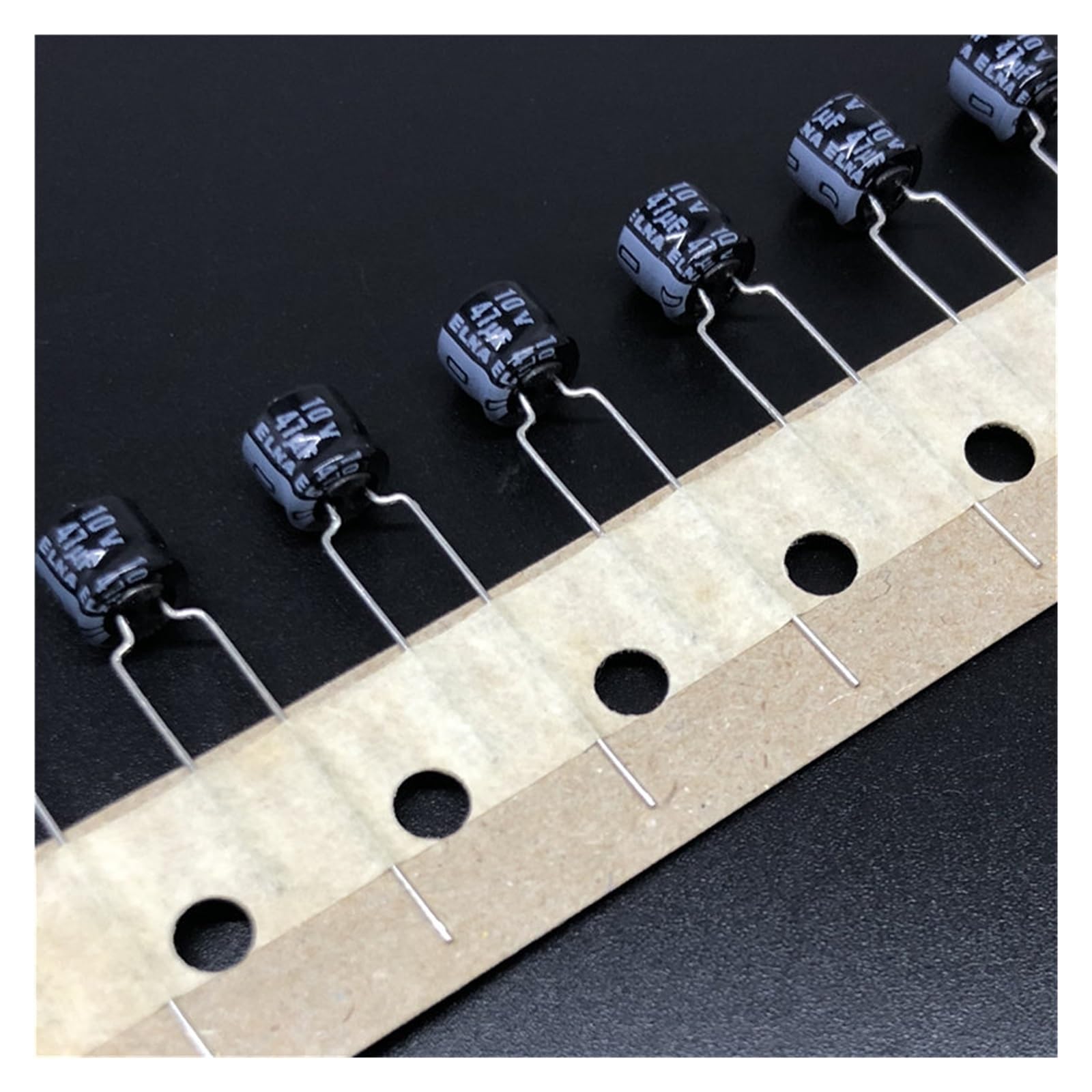 Condensateur 10V 47uF 6.3x5mm en aluminium avec électrolyte stable pour micro-modules