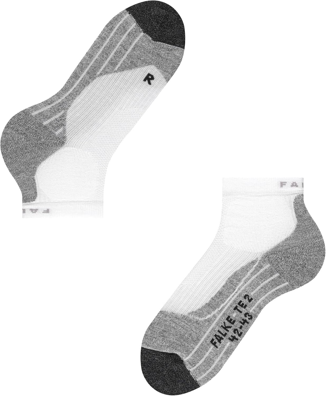 FALKE Men's Standard TE2 Short M SSO, White (White-Mix 2020), 12.5-13.5