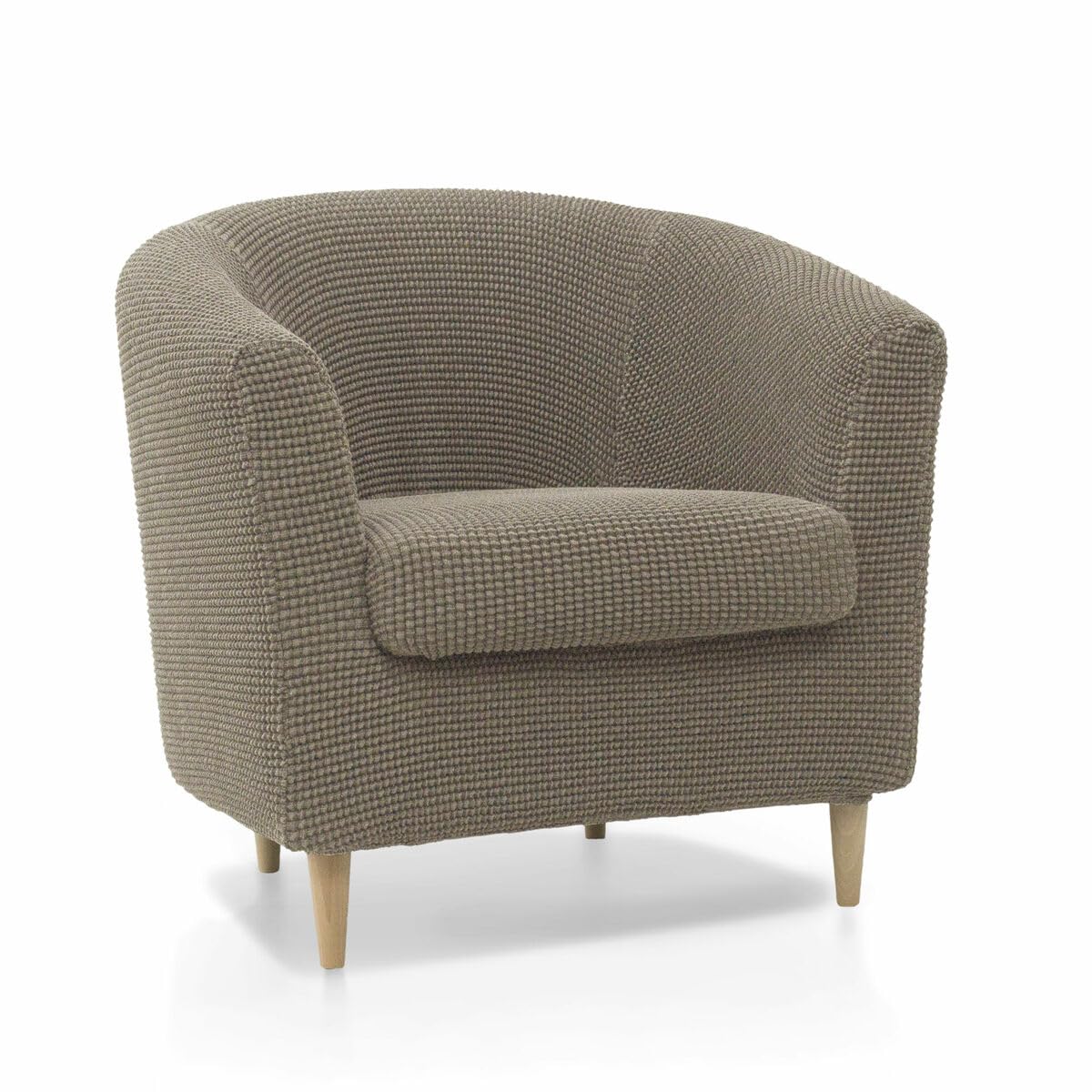 Housse pour fauteuil respirante couleur lin dans votre salon