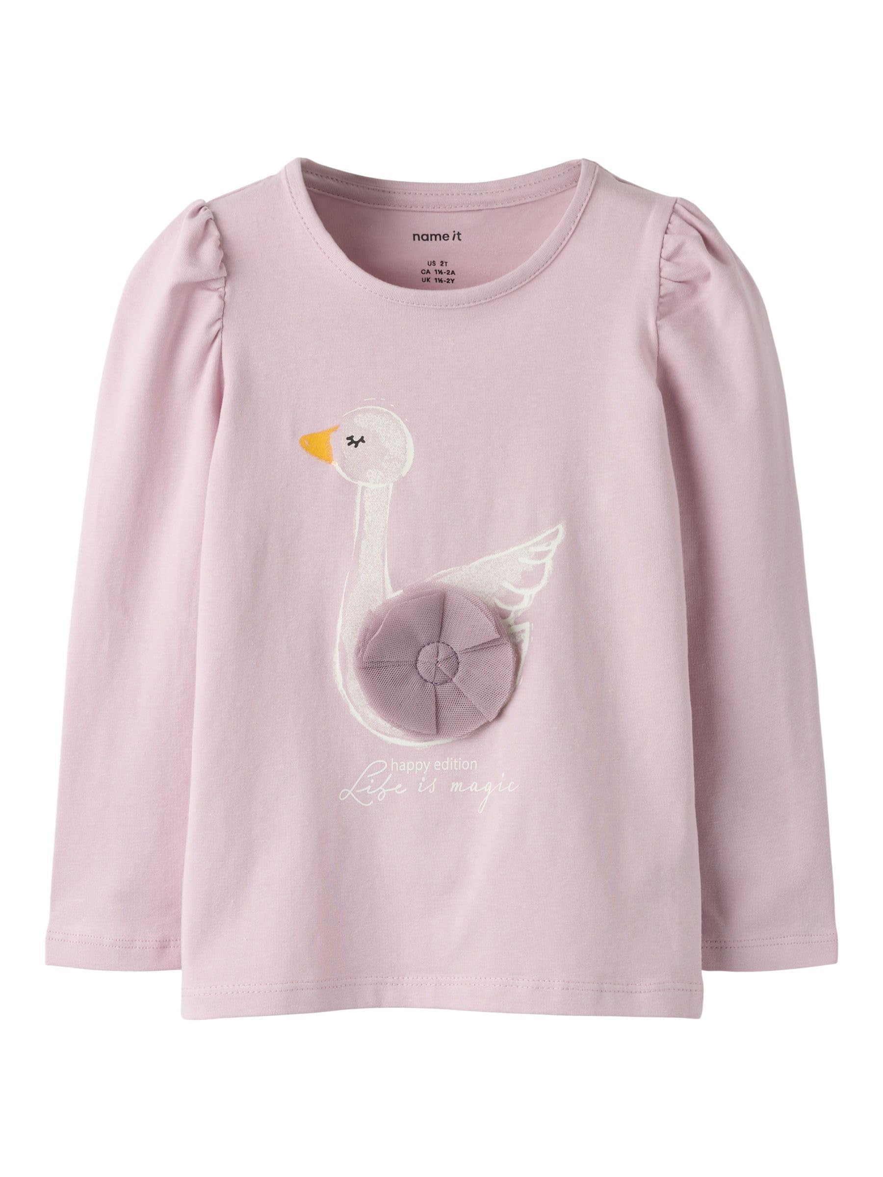 NAME IT Girl Oberteil mit Langen Ärmeln Regular Fit