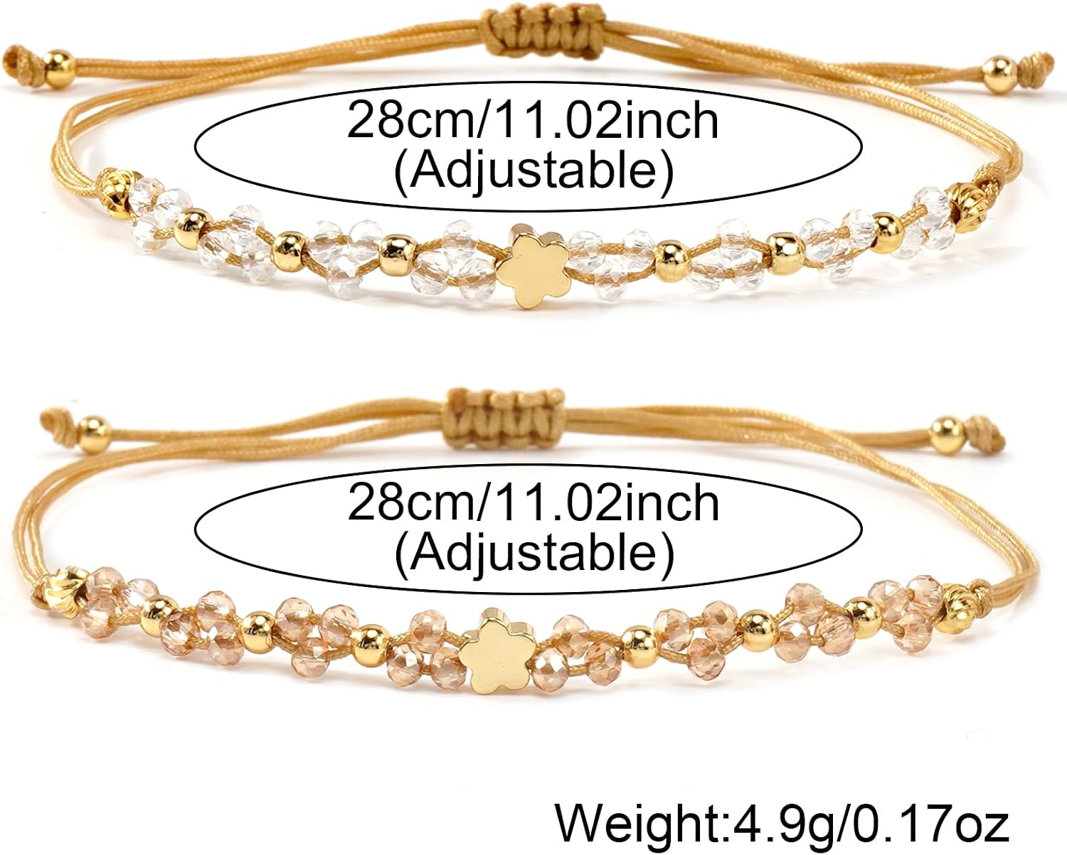 Valentine Gift for Women Matching Bracelets for Couple Adjustable Stretch Braided Rope Bracelet Birthday Friendship Valentines Gifts for Her