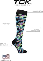 Vista 3 de TCK Krazisox Neon Kaleidoscope Socks