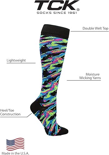 Miniatura 3 de TCK Krazisox Neon Kaleidoscope Socks