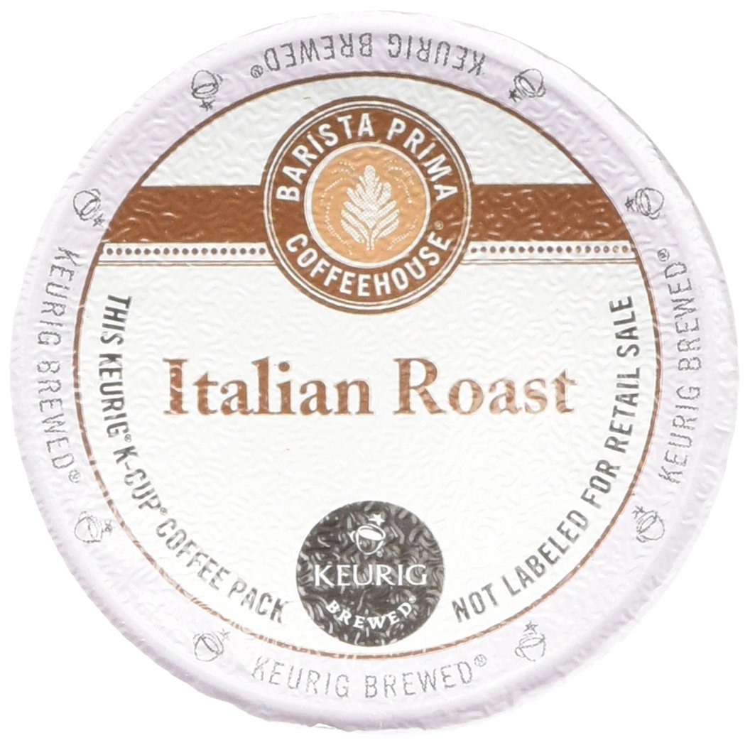 Barista Prima Coffeehouse, Italian Dark Roast K-Cup Portion Pack for Keurig Brewers, 24- Count