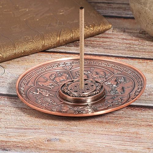 Miniatura 3 de Quemadores de incienso Difusores de aromaterapia, soportes de incienso zen, quemadores de incienso de reflujo, placa de zodiacos, soportes redondos
