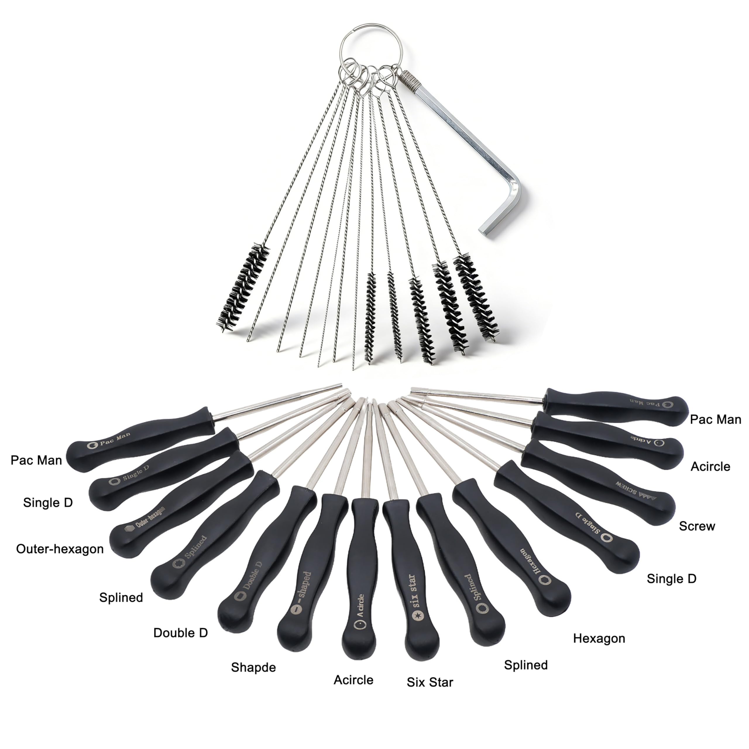 Kit De 6 Tournevis Réglage Carburateur SUNREEK - Outils Pour Moteurs 2 Temps