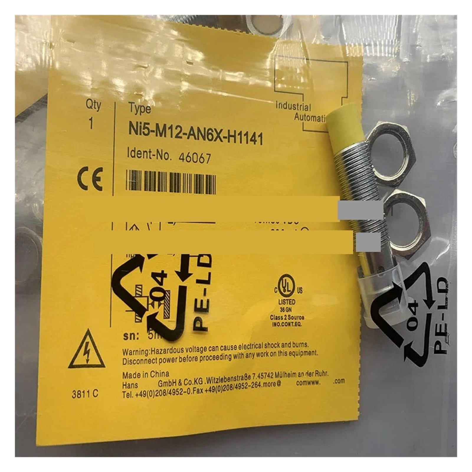 OSHZIKJII Sensor NI5-M12-AN6X-H1141 NI5-M12-AP6X-H1141 proximity switch(NI5-M12-AP6X-H1141)
