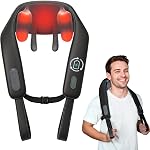 Snailax Shiatsu Neck massager with Heat, Coreless Shoulder Massager, 4D Deep Kneading Back Massager Pillow for Neck Back Shoulder, Valentine Gifts for Men Women Mom Dad