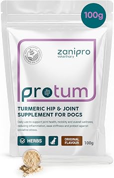 Turmeric Powder for Dogs, Hip & Joint Support, 100g