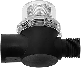 Wasserfilter für Wohnmobile mit Robustem Edelstahlfilter und 50 Mesh Sieb Inline Wasserfilter für Wohnmobil mit 1/2 Zoll Innengewinde für Camper und Anhänger