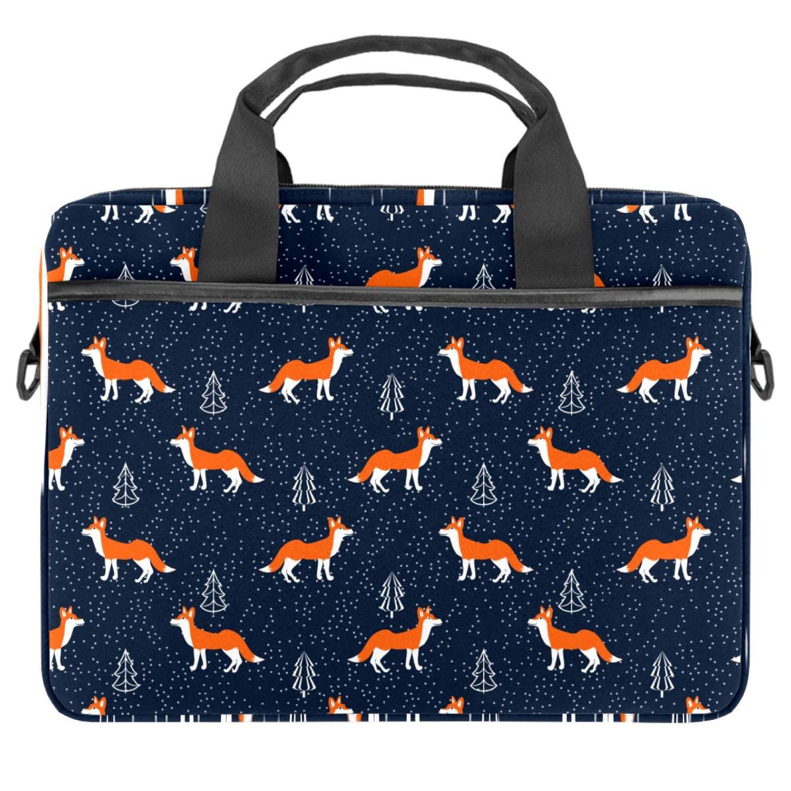 Bolsa de mano para laptop que evita golpes con diseño de árbol de Navidad 7