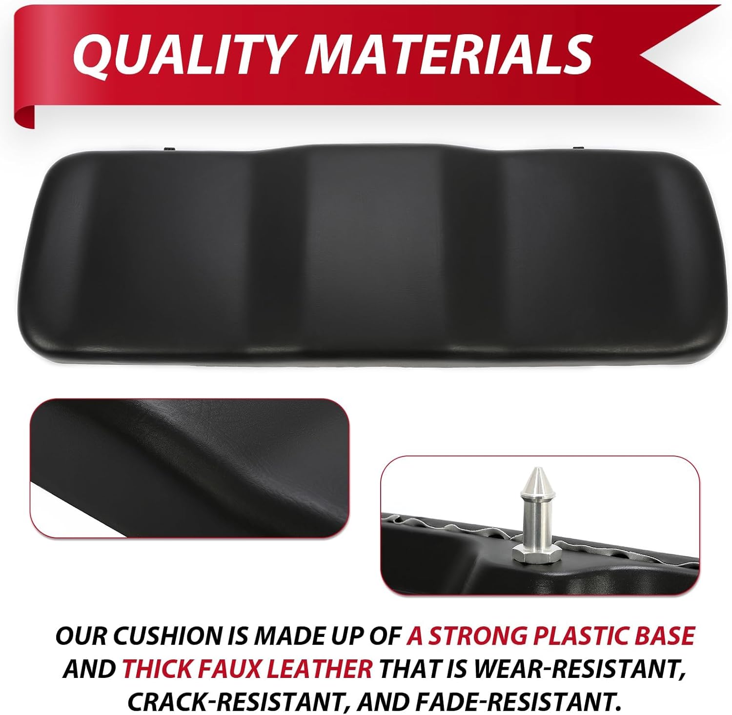 HECASA Seat Bottom Cushion Compatible with 2005-2009 Polaris RANGER XP 2X4/4X4 500 700 EFI Replacement for 2683817-070 UTV Bottom Seat