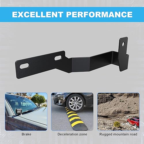 Miniatura 7 de ASLONG 2 unidades de 4 pulgadas blancoamarillo ámbar LED de triple fila de luz de inundación combinada de inundación de conducción, arnés de