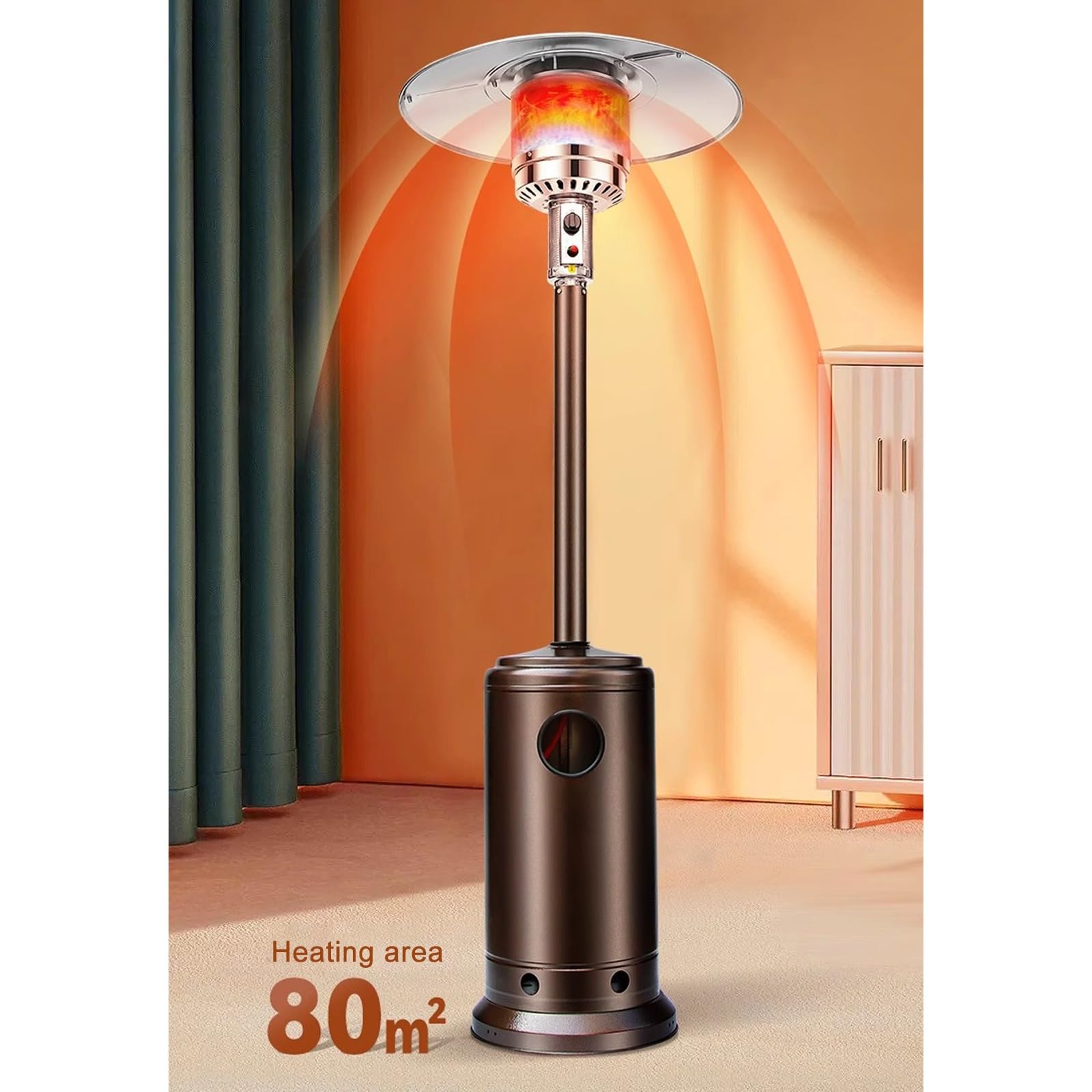 heated patio umbrella base Portable Heater for Outdoor Use Outdoor Heaters for Covered Patio Heater Auto Shut Off & Tip-Over Protection Umbrella Style Gas Outdoor Heater for Deck or Patio : Patio, Lawn WC2026 2” Diameter Bait Casting The perfect alternative to Color:Stars and Stripes Yellow